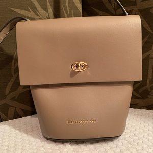 Expressions NYC Vegan Leather Shoulder Bag New!